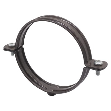 Uchwyt - Obejma do Rury Spustowej do PVC fi 110 mm Ciemny Brąz Połysk 8019