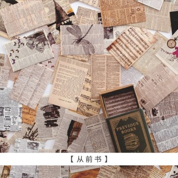 Styl nr 4 Vintage Stamp Book collection series pap