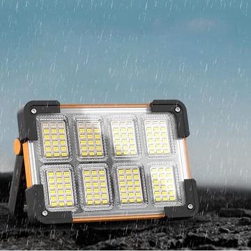 СТРОИТЕЛЬНЫЙ ОСВЕЩЕНИЕ СВЕТОДИОДНЫЙ АККУМУЛЯТОРНЫЙ СОЛНЕЧНЫЙ РАБОЧИЙ ФАР 4 РЕЖИМА