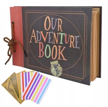ALBUM NA ZDJĘCIA 80 str - Our Adventure Book - DIY , PREZENTY DLA DZIECI