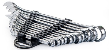 КЛЮЧИ НАКИДНЫЕ ДВУХСТОРОННИЕ НАБОР ИЗ 12 КЛЮЧЕЙ 6-22 ММ