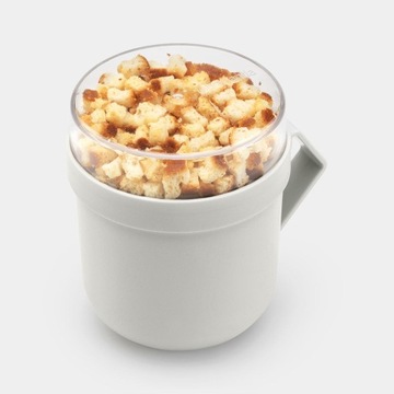 Kubek na zupę Make & Take 0,6 l, szary Brabantia