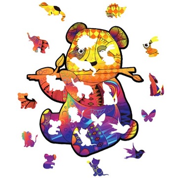 ДЕРЕВЯННЫЙ ПАЗЛ ДЛЯ ВЗРОСЛЫХ ВОЛШЕБНАЯ ПАНДА