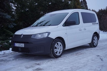 Volkswagen Caddy V Caddy 2.0 TDI 102KM 2021 Volkswagen Caddy SalonPL Serwis ASO Kamera Tempomat LaneAssist 5os, zdjęcie 2