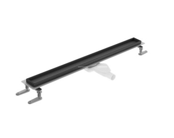 EXCELLENT STILIO ODPŁYW LINIOWY 70 CM CZARNY RUSZT DO WYPEŁNIENIA PŁYTKĄ