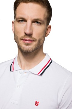 Koszulka Polo Męska Biała Próchnik PM2 XL