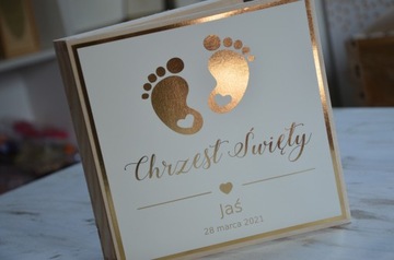 Спасибо крестным родителям/фото коробки 3