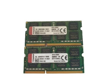PAMIĘĆ RAM DDR3 16GB 2x8GB DDR3 SODIMM PC3L 12800S 1600MHz