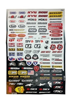 ТЮНИНГОВЫЕ НАКЛЕЙКИ 30X45см, TYPE014 SMALL