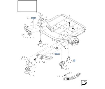 Лампа New Holland CR CX 84607386