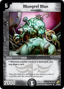 *DM-04 DUEL MASTERS - MONGREL MAN - !!!