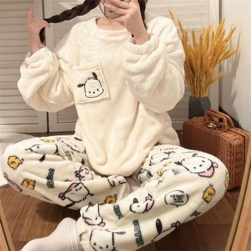 DAMSKA ciepła Piżama Hello Kitty kobieta piżama An