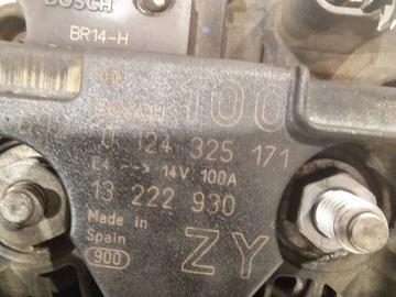 ALTERNÁTOR 0124325171 OPEL CORSA C 1.2 16V