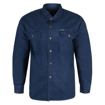 KOSZULA MĘSKA JEANSOWA DŁUGI RĘKAW ROZ.M CCD