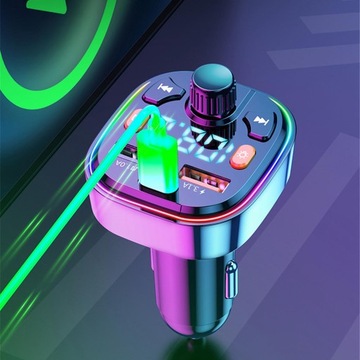 FM-модулятор Bluetooth Комплект громкой связи Беспроводной адаптер Автомобильный FM-модулятор