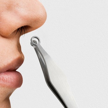 ИНСТРУМЕНТ ДЛЯ ЛИЦА ИЗ НЕРЖАВЕЮЩЕЙ СТАЛИ МЕТАЛЛИЧЕСКИЙ ЗАЖИМ ДЛЯ ВОЛОС В НОСЕ