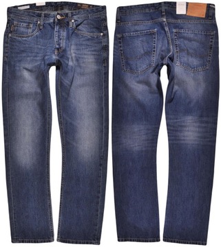 JACK AND JONES spodnie jeans CLARK _ W36 L32