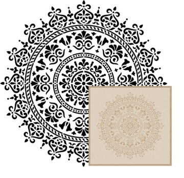 SZABLON MALARSKI MANDALA 4 | 65 cm x 70 cm