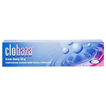 CLOBAZA Krem tłusty 40g odżywka do suchej skóry