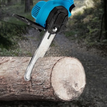 переносная ручная аккумуляторная бензопила для лесозаготовок, садовая +2 аккумулятора