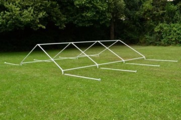 Белый садовый павильон 4 х 6 м.