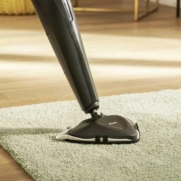 Mop parowy Vileda Steam Plus- dwa wkłady z mikrofibry + nakładka do dywanów