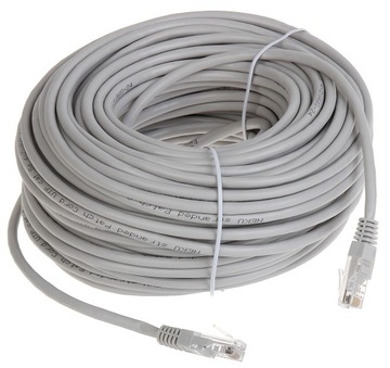 Patchcord RJ45/40-GREY UTP kat.5e szary 40m