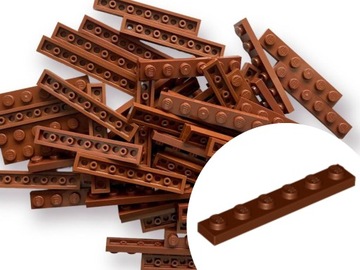 LEGO 3666 PLATE 1x6 Płytka Reddish Brown Brązowy 10 szt