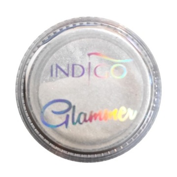 Indigo glammer silver perłowa tafla 0,5g