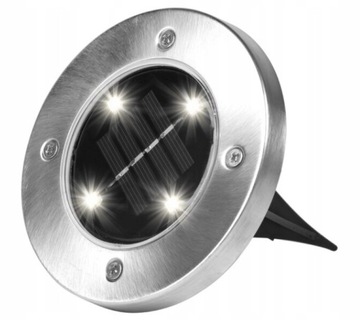 Lampki SOLARNE GRUNTOWE NAJAZDOWE 4 SZT