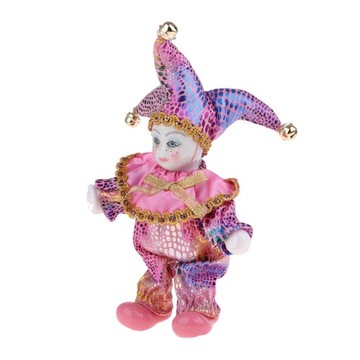 porcelanowa Lalki stojące Klaun