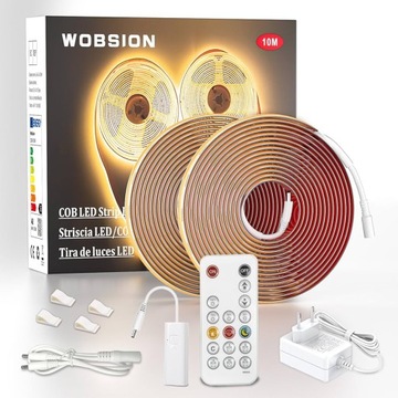 TAŚMA LED COB 10M NEUTRALNA BIEL 4000k 320 DIOD LED / METR
