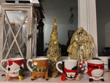 Забавная рождественская кружка, трехмерный олень