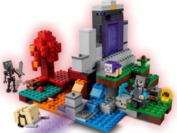 Lego Minecraft 21172 РАЗРУШЕННЫЙ ПОРТАЛ НИЖНЕГО СРЕДСТВА