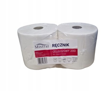 Czyściwo papierowe, ręcznik papierowy celuloza ,chłonny 2 x 200m