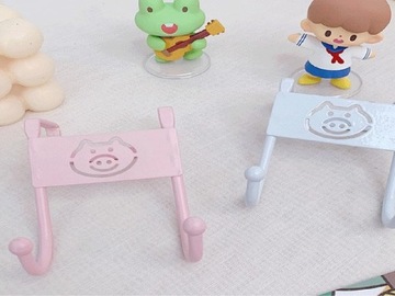 Вешалка для детской комнаты на дверь, ручка двойной крючок