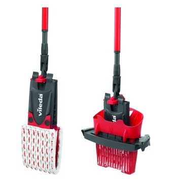 BOX Vileda Flat Mop Ultramax Ведро + швабра 155737