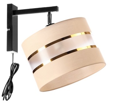 REGULOWANY KINKIET Z WTYCZKĄ E27 LED