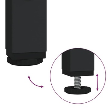 SZAFKA POD TELEWIZOR BRĄZOWY DĄB 100X35X45CM