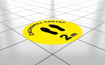 НАПОЛЬНАЯ НАКЛЕЙКА 40см СОХРАНЯЙТЕ ПРОСТРАНСТВО