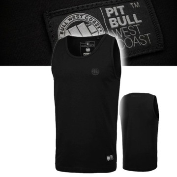 PITBULL MĘSKA KOSZULKA TANK TOP SLIM FIT SMALL LOGO BLACK CZARNY 3XL