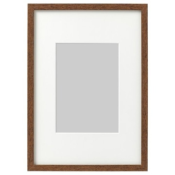 MASYWNA RAMKA NA ZDJĘCIA BRĄZOWA 21x30 HOVSTA IKEA