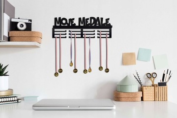 МЕТАЛЛИЧЕСКАЯ НАСТЕННАЯ ВЕШАЛКА ДЛЯ МЕДАЛОВ MY MEDALS RUNNING DANCE KARATE BALL