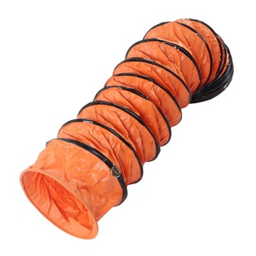 Гибкий воздуховод, регулируемый вентиляционный шланг из ПВХ, 10 м, с зажимом из 2 частей