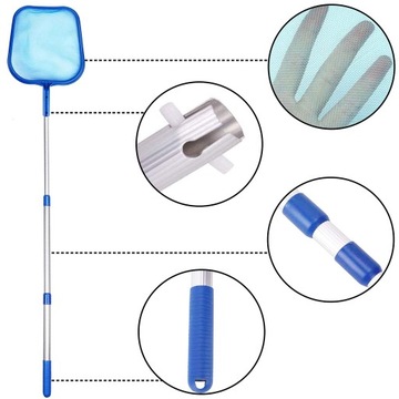 СЕТКА ДЛЯ ЧИСТКИ БАССЕЙНА С ТЕЛЕСКОПИЧЕСКОЙ РУЧКОЙ