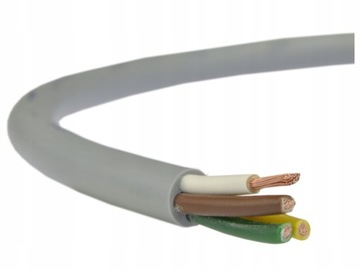 Przewód kabel sterowniczy linka LIYY 4x0,5 szary