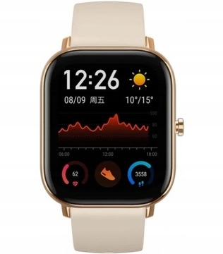 USZKODZONY Smartwatch Amazfit GTS złoty X8D23