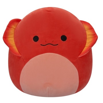 SQUISHMALLOWS czerwona JASZCZURKA z falbanką MAXIE 30cm ORYGINALNA Maskotka