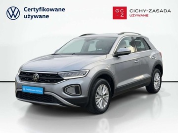Volkswagen T-Roc I SUV Facelifting 1.5 TSI ACT 150KM 2022 Volkswagen T-Roc 1.5 TSI 150KM Life Kamera AktywnyTempomat LED ASO SalonP