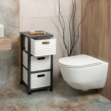 Полка для ванной Rotho 32,5 x 37,5 x 71,2 см